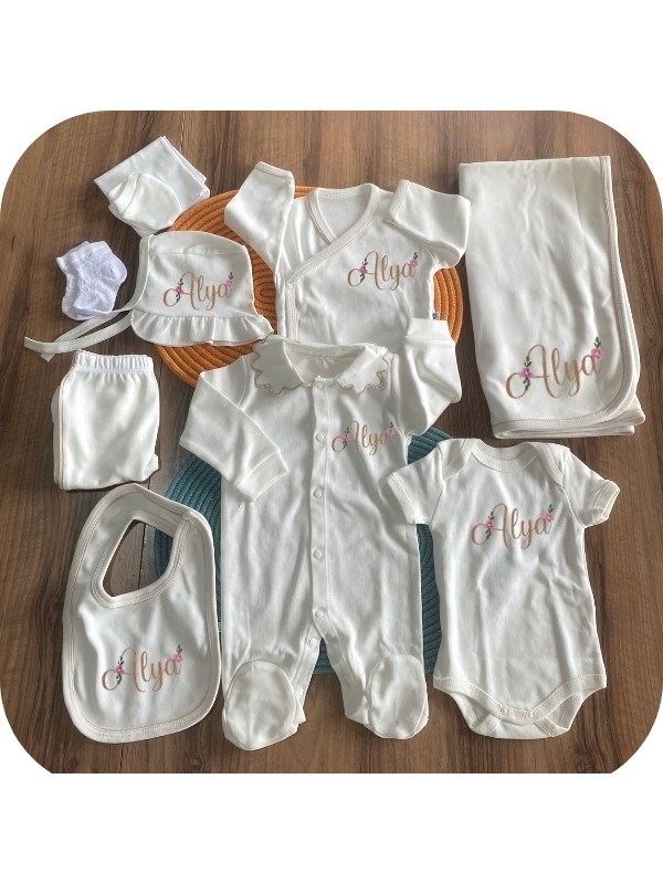 Nakışlı 10'lu Hastane Çıkış Seti