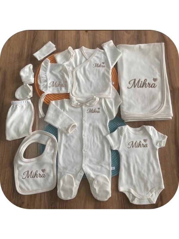 Nakışlı 10'lu Hastane Çıkış Seti