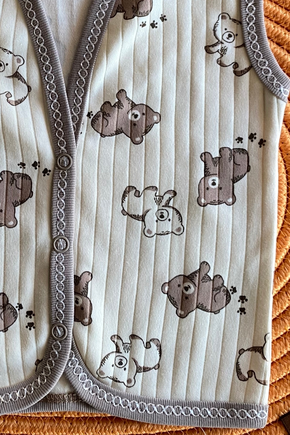 Ayıcık Desen Yelek