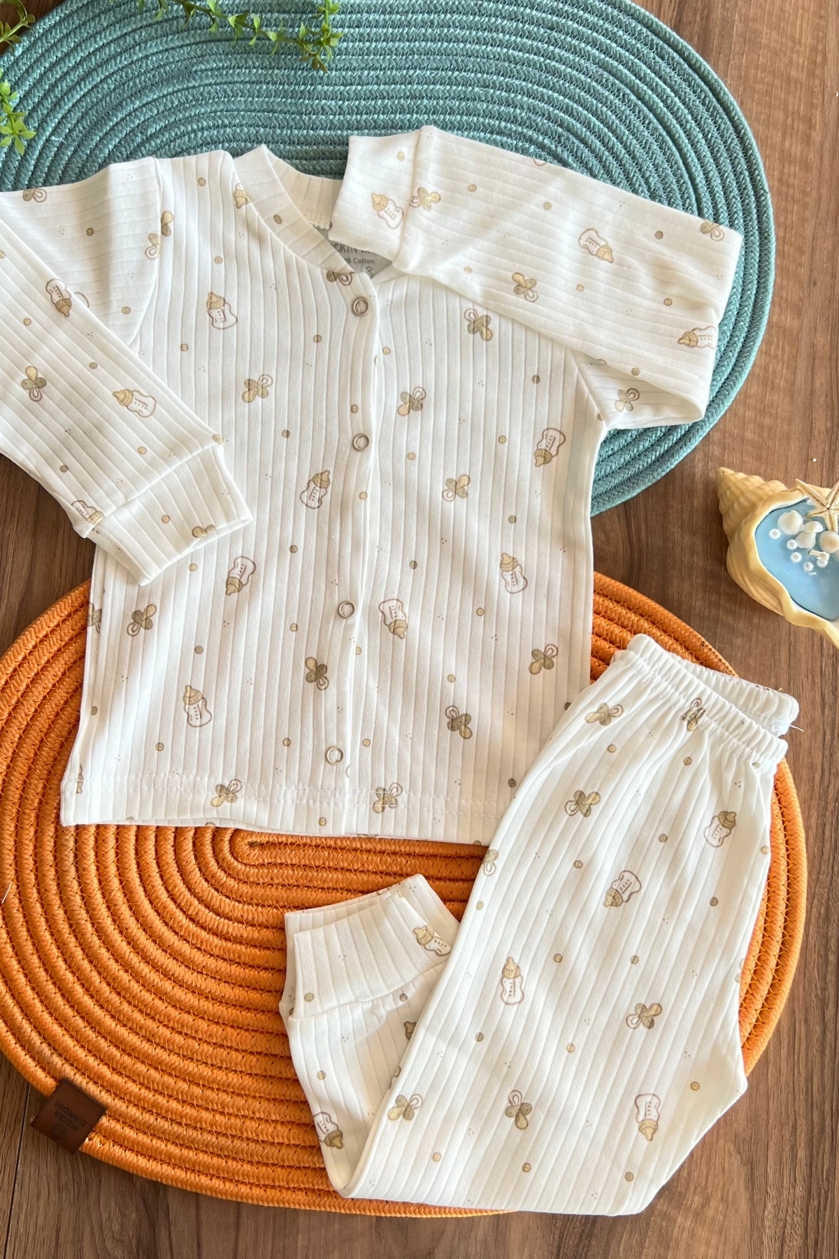 Biberon Desen Pijama Takımı