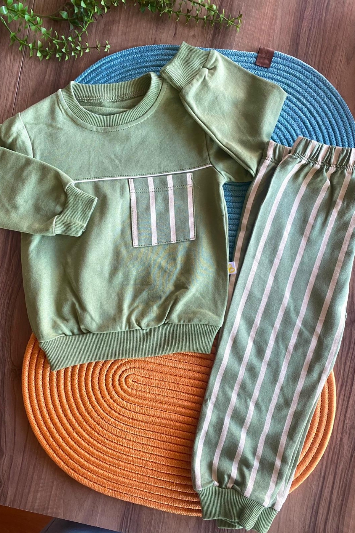 Çizgili Erkek Çocuk Takım 