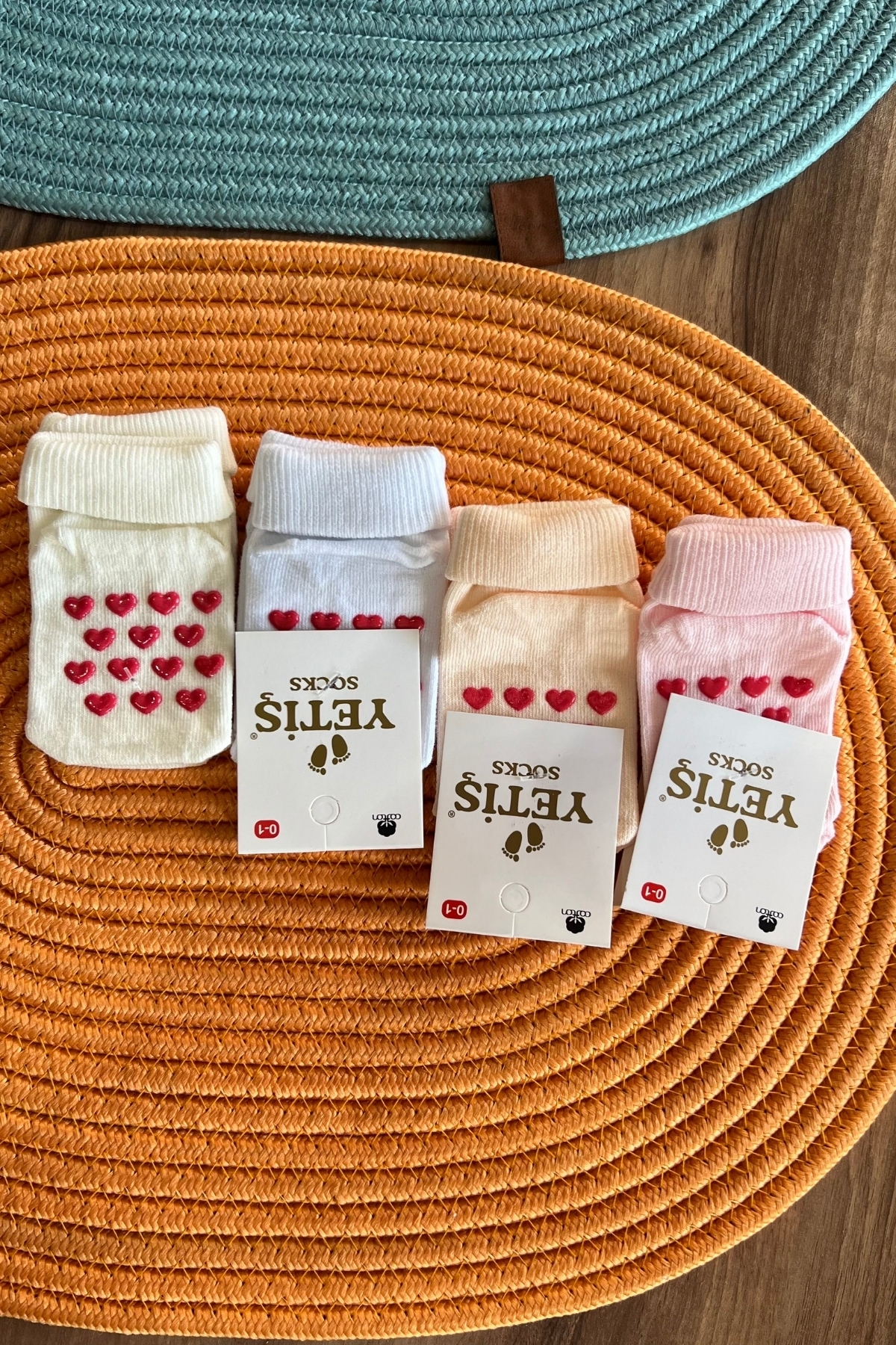 Kaydırmaz Taban 4'lü Çorap