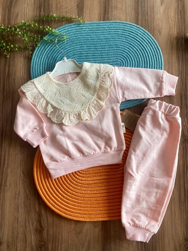 Dantel Yaka 2'li Takım Dantel Yaka 2'li Takım