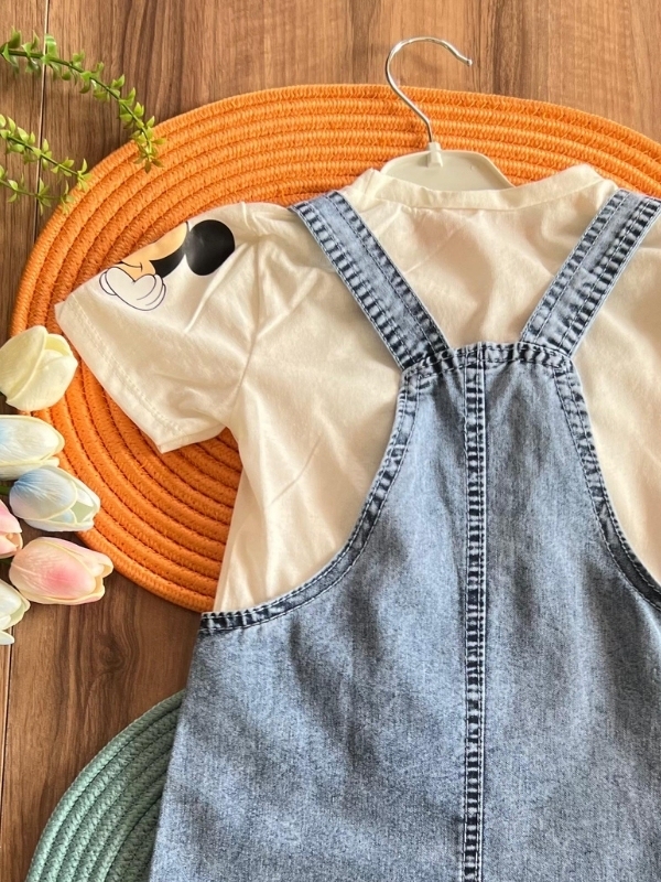 Erkek Çocuk Mickey Salopet Takım