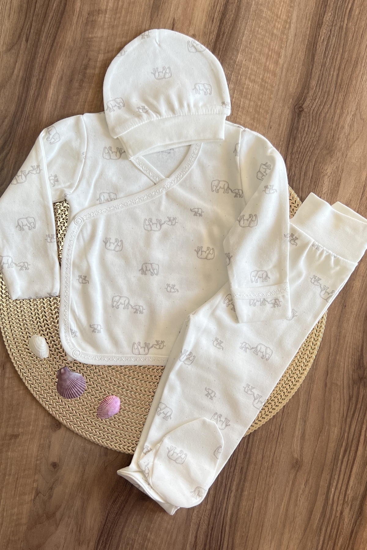 Fil Desen 3'lü Takım