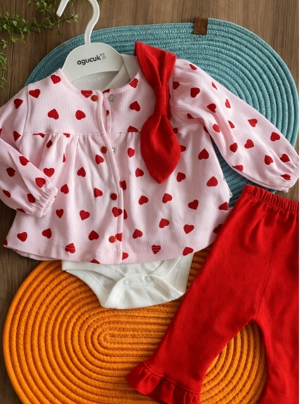 Fiyonklu 3'lü Kız Takım Fiyonklu 3'lü Kız Takım