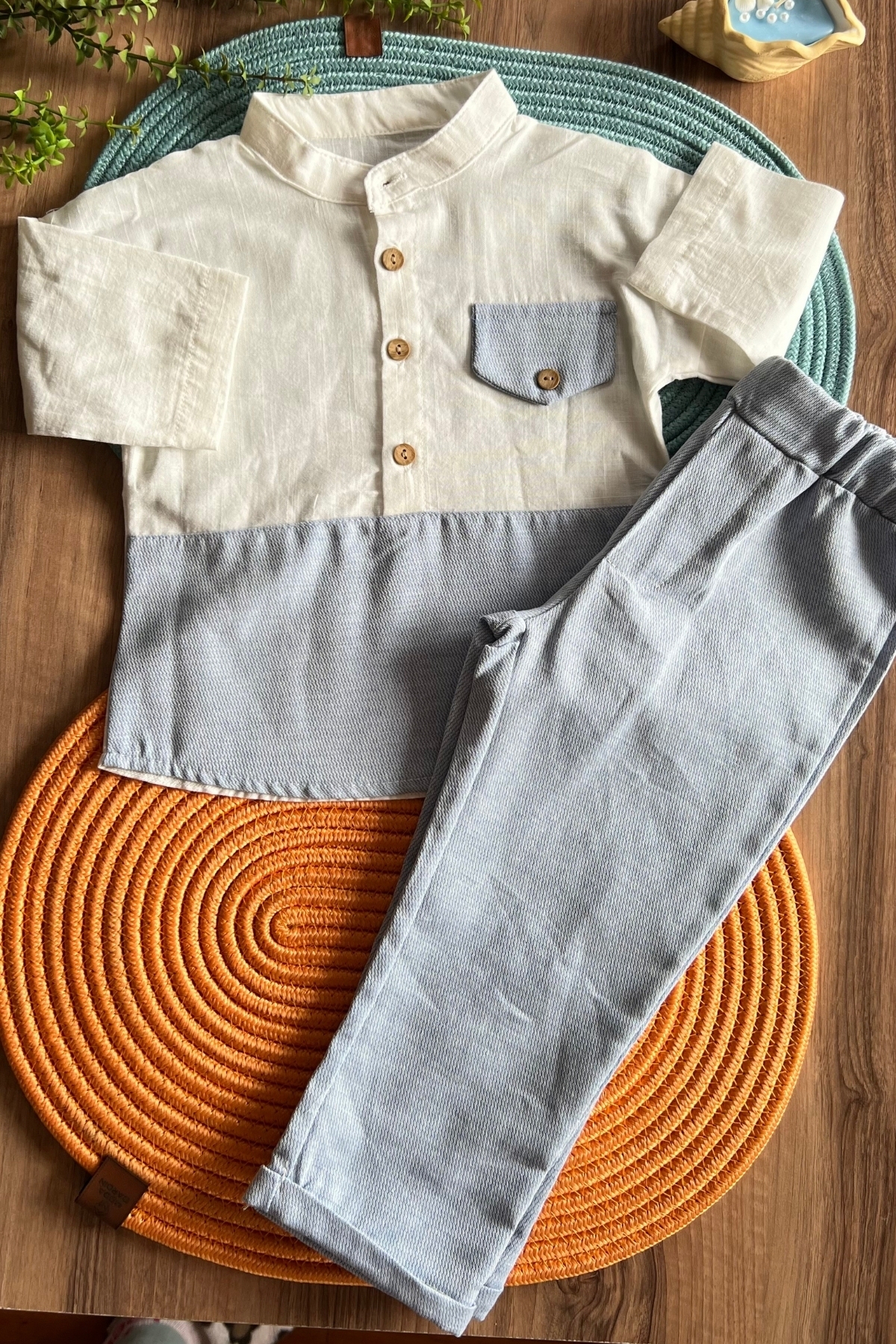 Gömlekli Alt Üst Erkek Takım