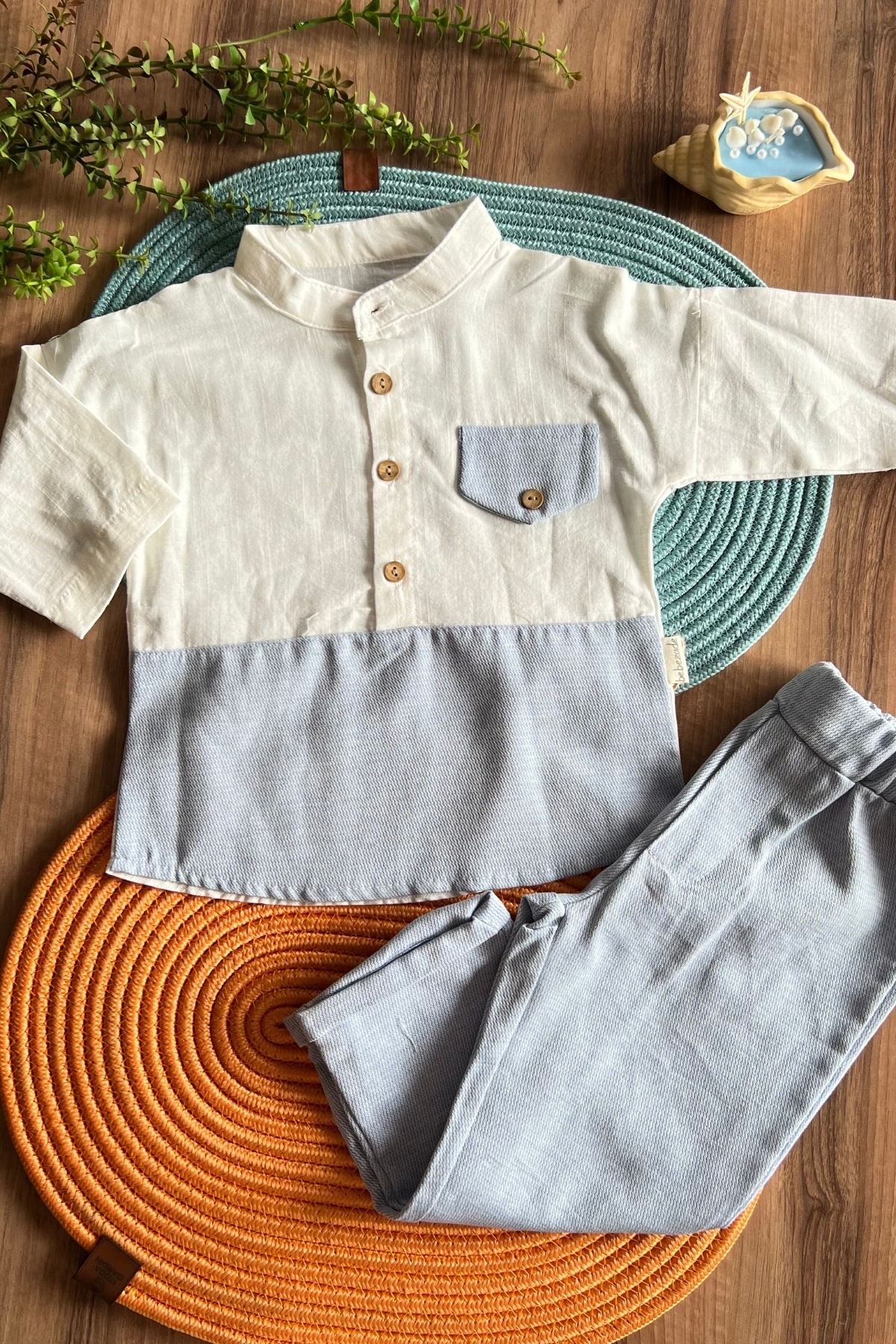 Gömlekli Alt Üst Erkek Takım