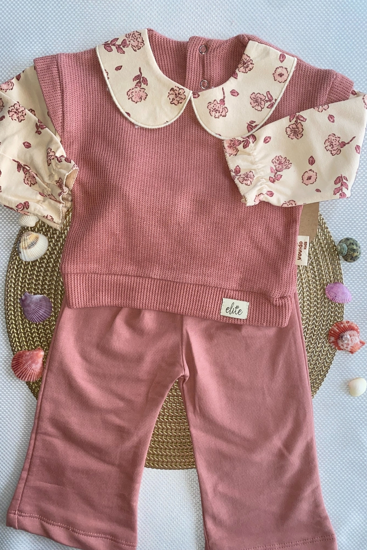 Gül Kurusu Kız Alt Üst Takım