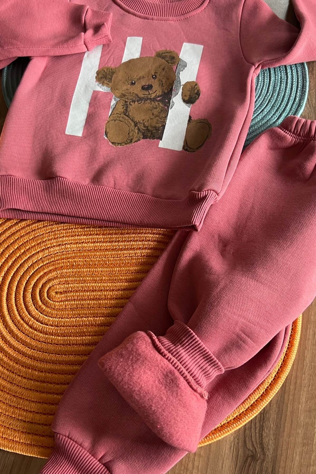 Şardonlu Pembe Alt Üst Takım