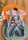 Kız Bebek DaffyDuck Salopet Takım