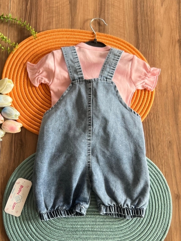 Kız Bebek DaffyDuck Salopet Takım