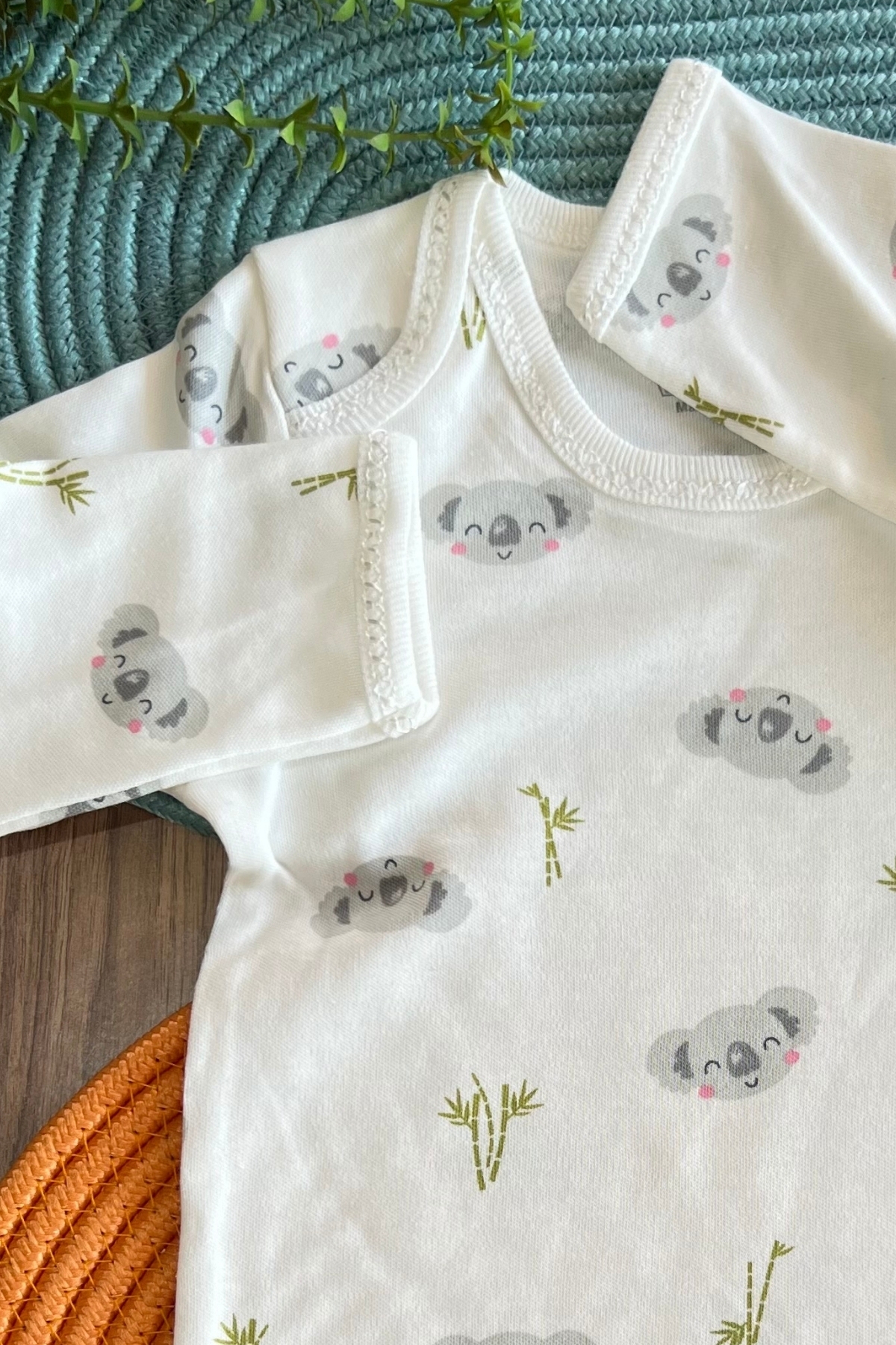 Koala Desen Çıtçıtlı Zıbın