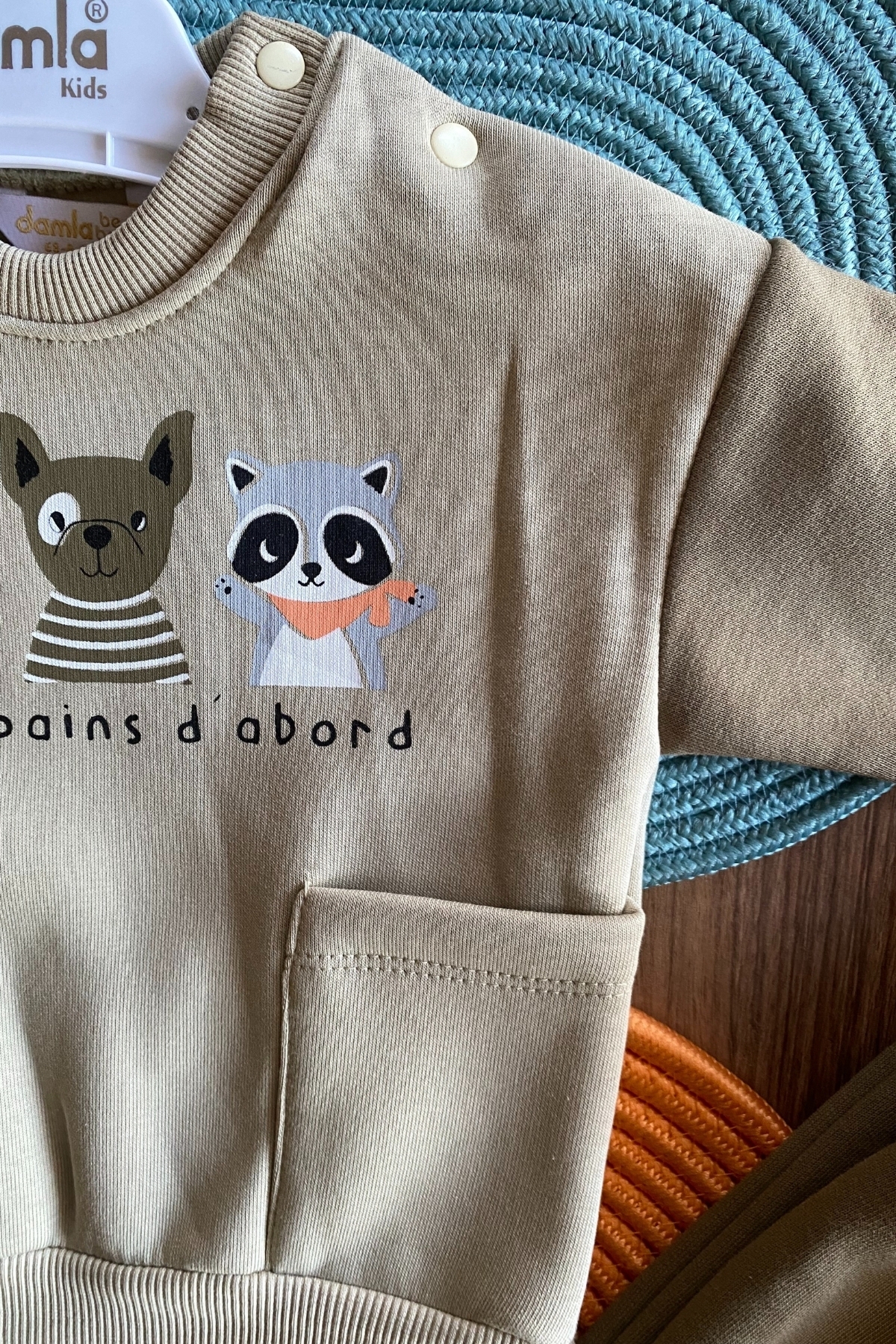 Hayvan Figürlü Erkek Alt Üst Takım