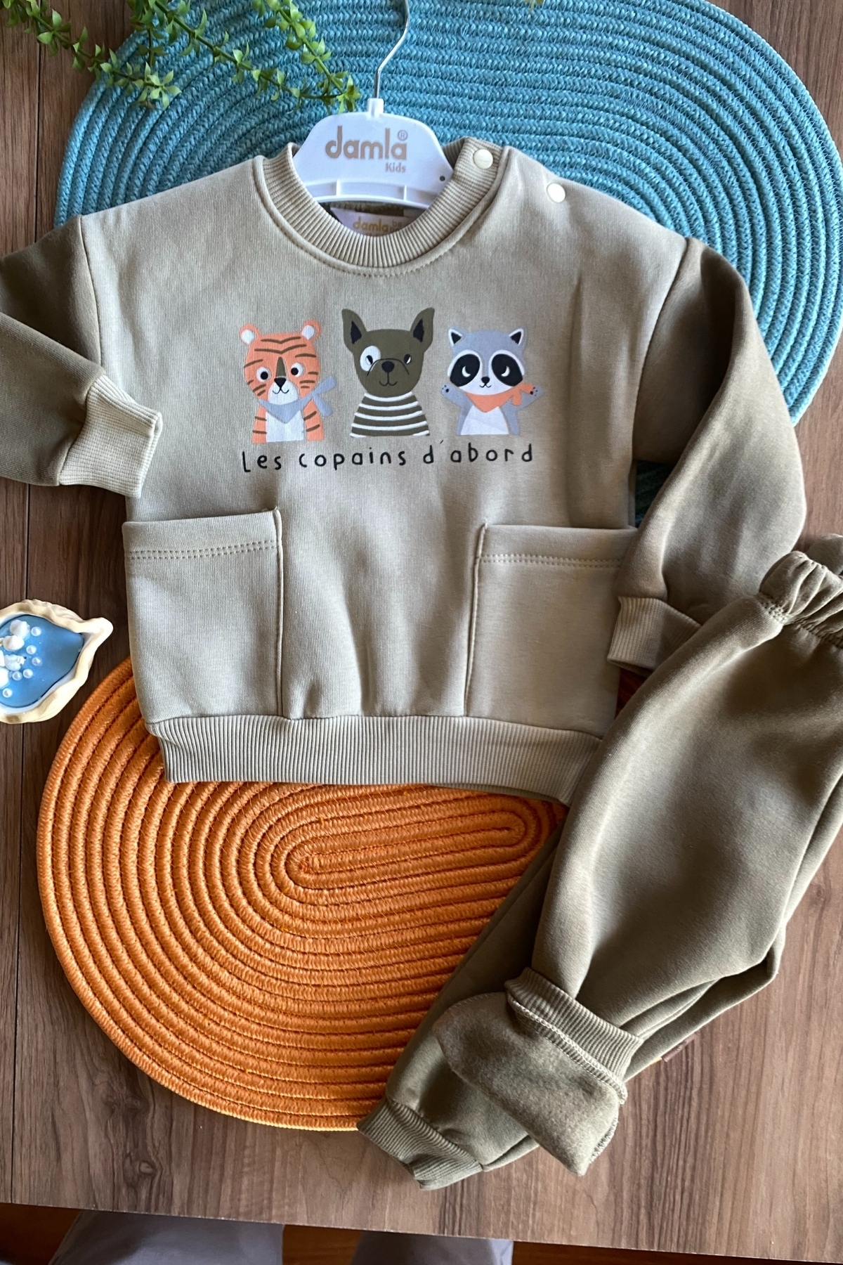 Hayvan Figürlü Erkek Alt Üst Takım