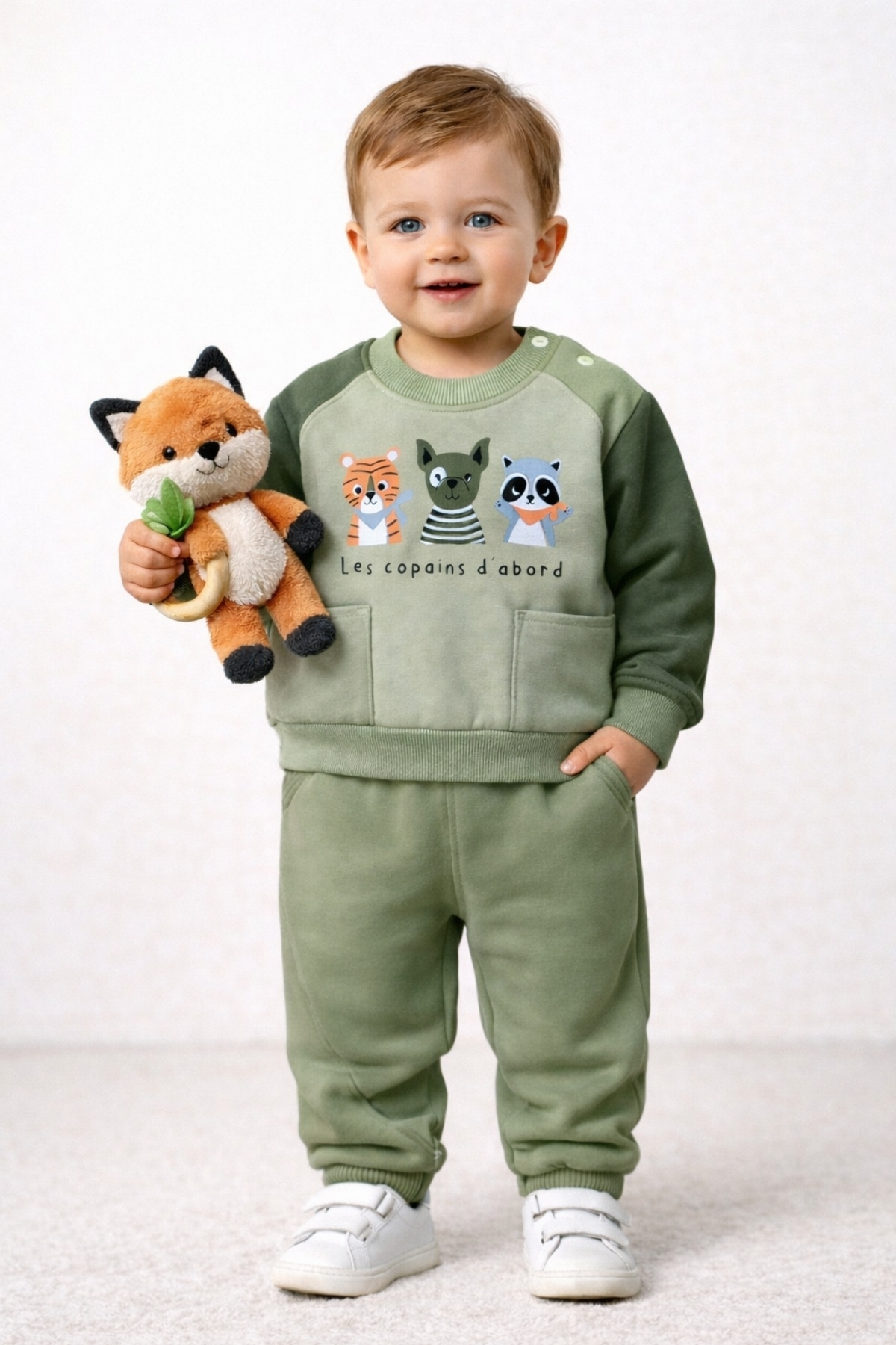 Hayvan Figürlü Erkek Alt Üst Takım