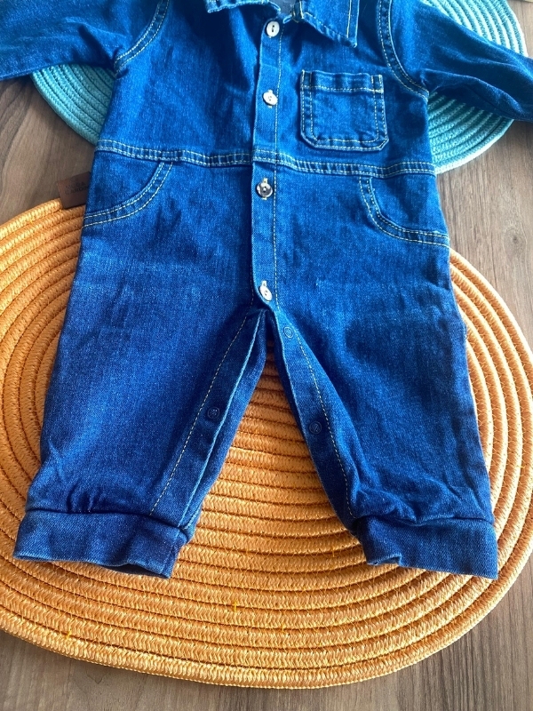 Denim Erkek Tulum