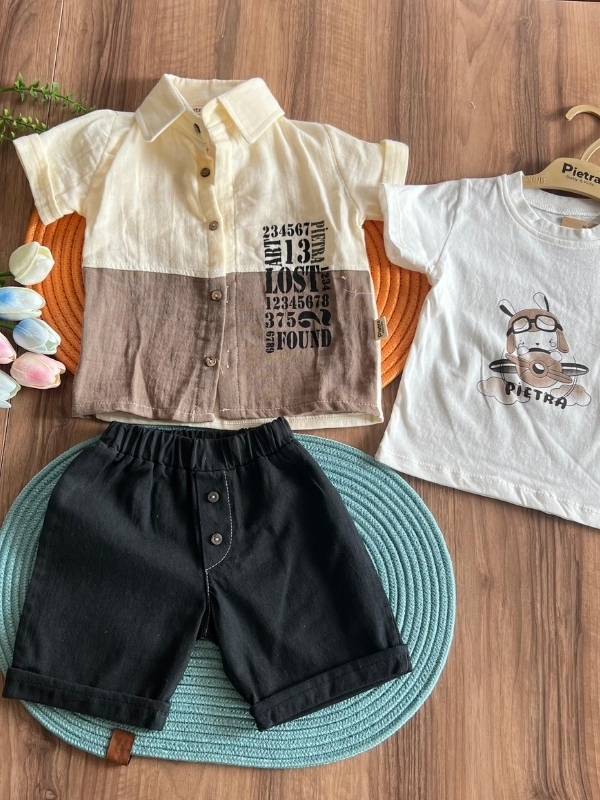 Erkek Bebek 3'lü Takım 