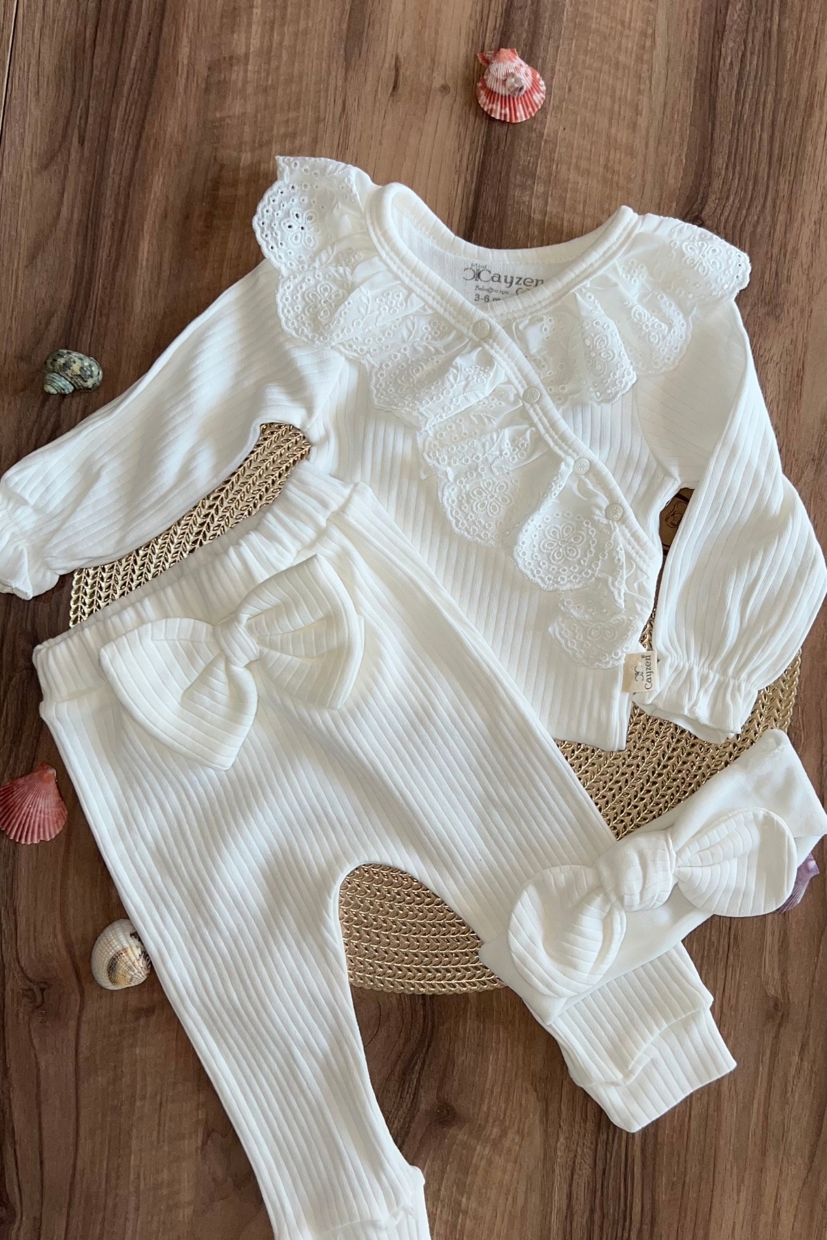 Kruvaze Yaka Kız Alt Üst Takım