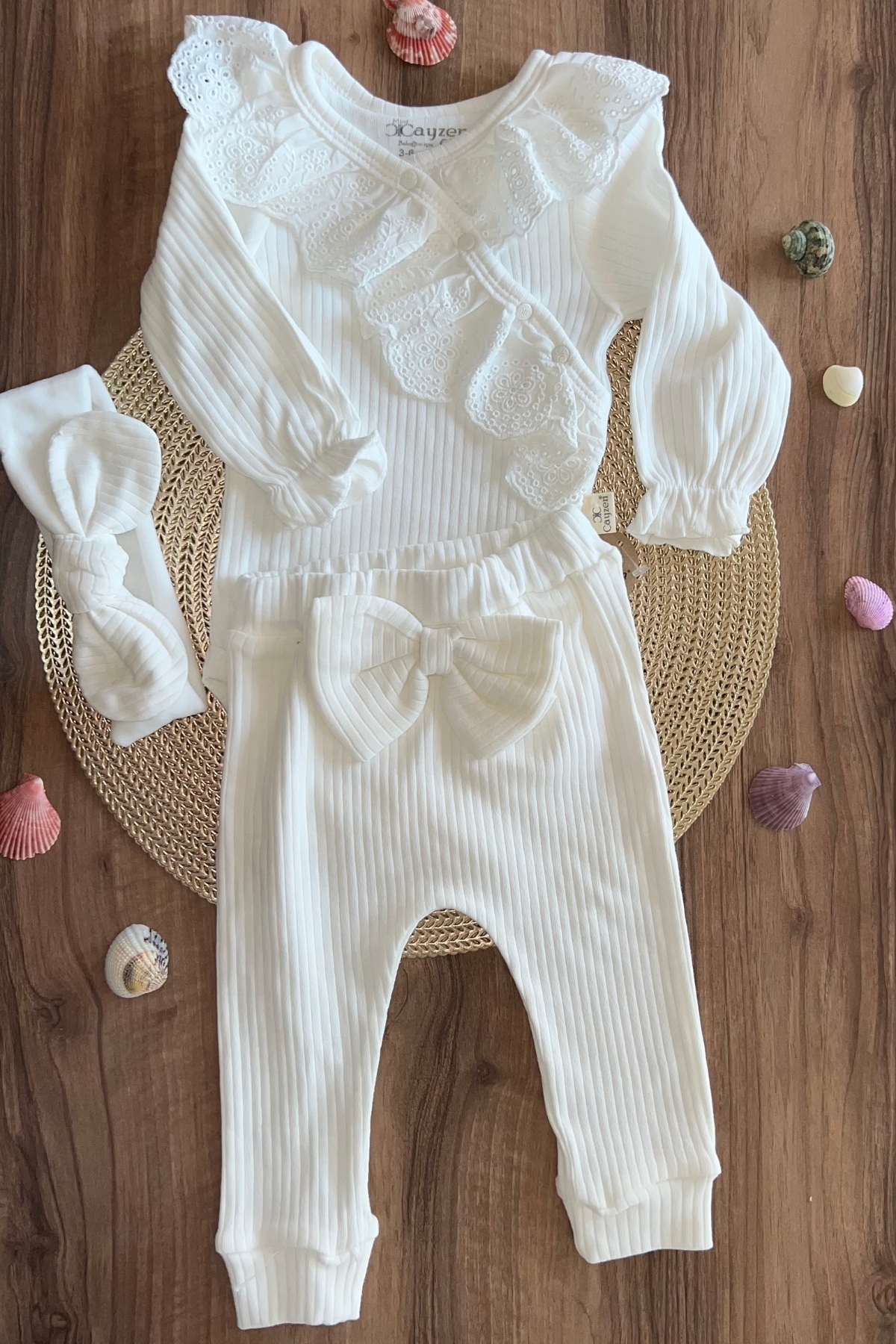 Kruvaze Yaka Kız Alt Üst Takım