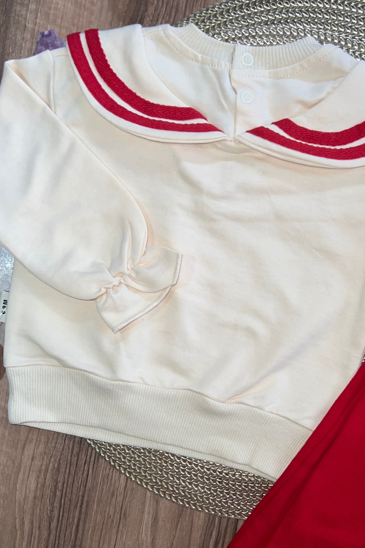 Denizci Yaka Kız Alt Üst Takım