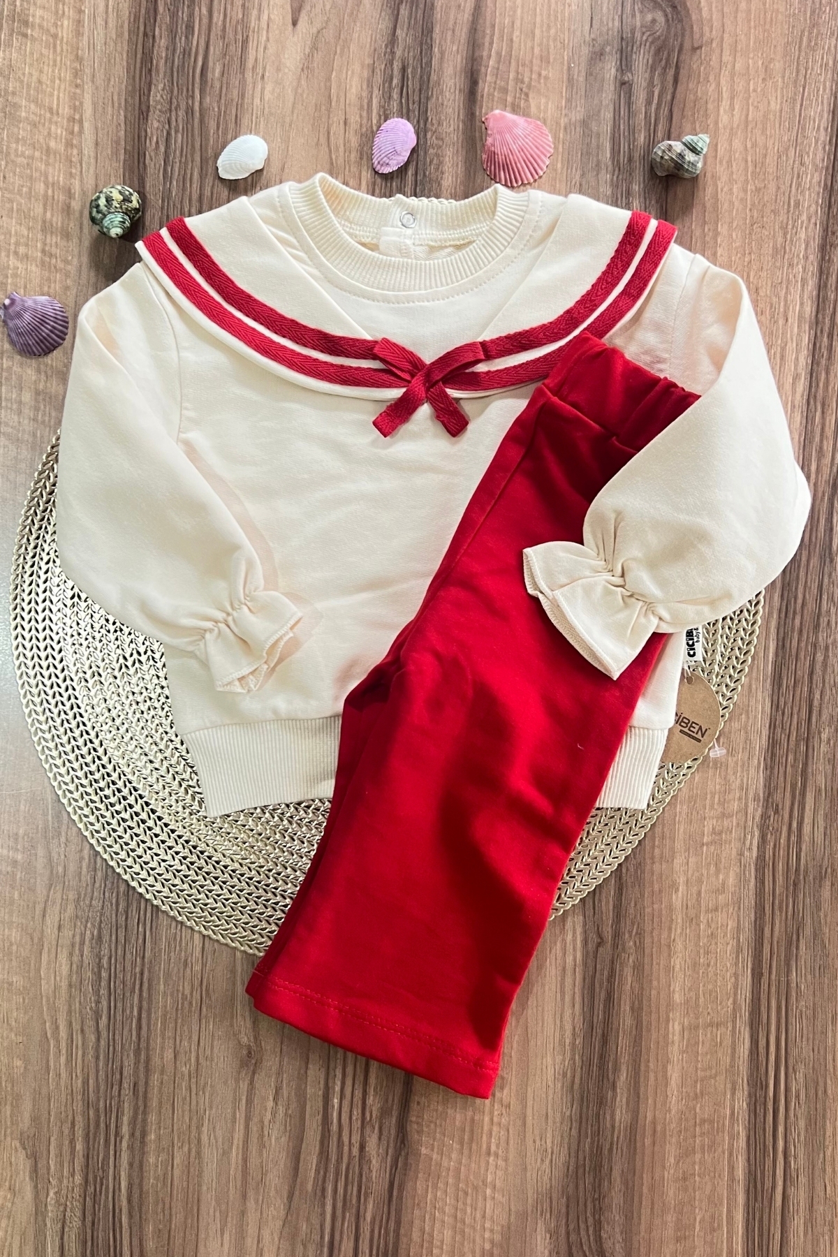 Denizci Yaka Kız Alt Üst Takım