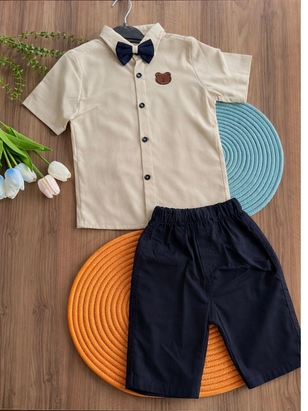 Erkek Çocuk Keten Takım