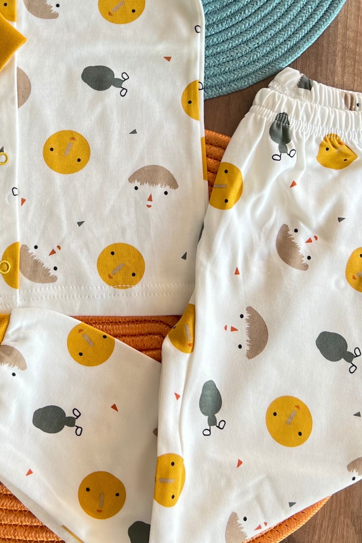 Emoji Desen Pijama Takımı