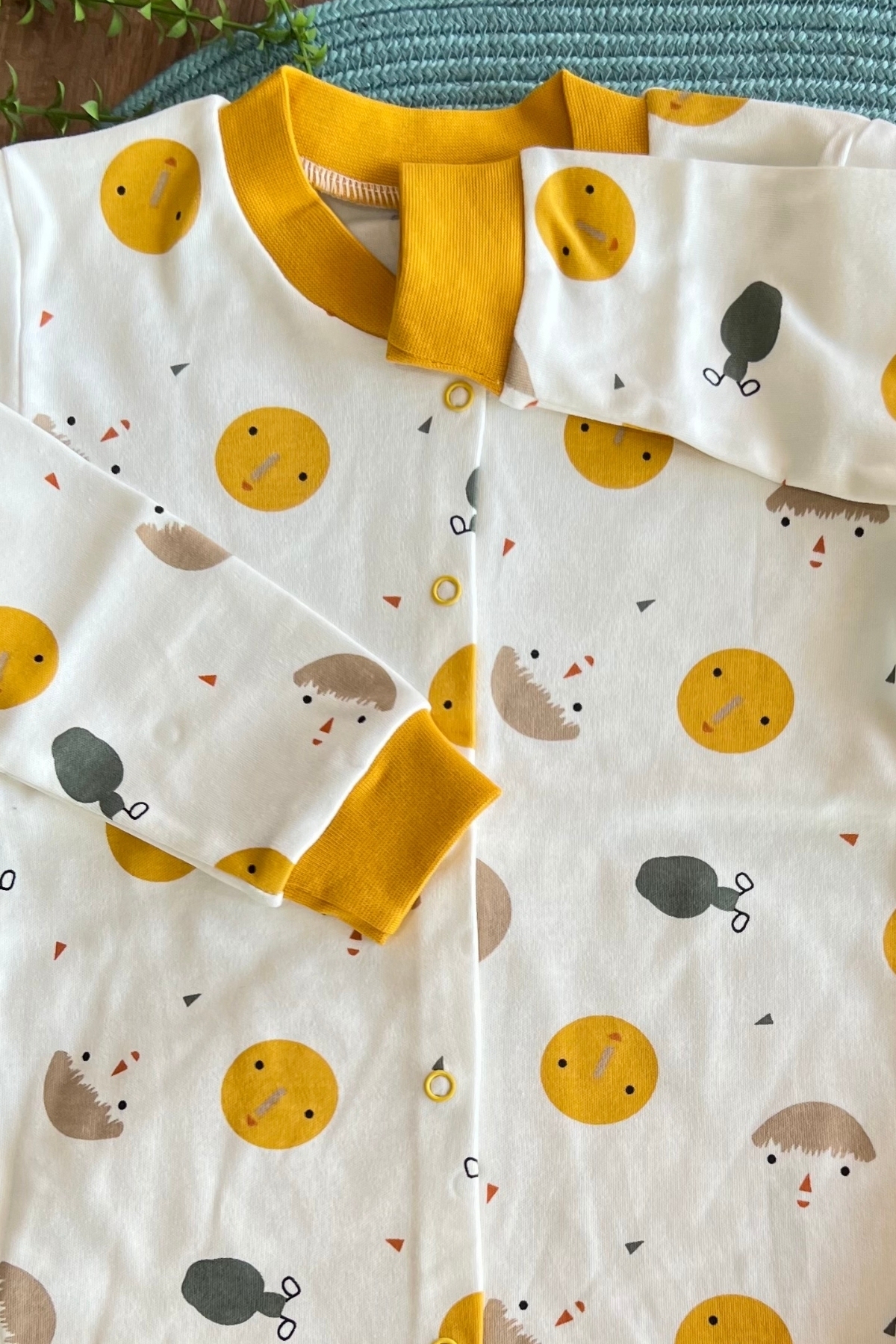 Emoji Desen Pijama Takımı