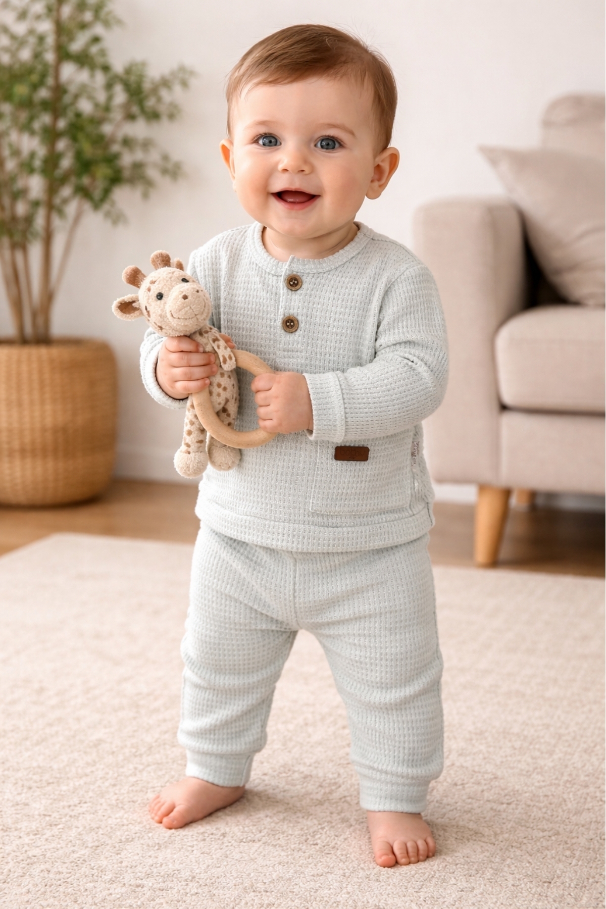 Yumuşak Dokulu Alt Üst Erkek Takım