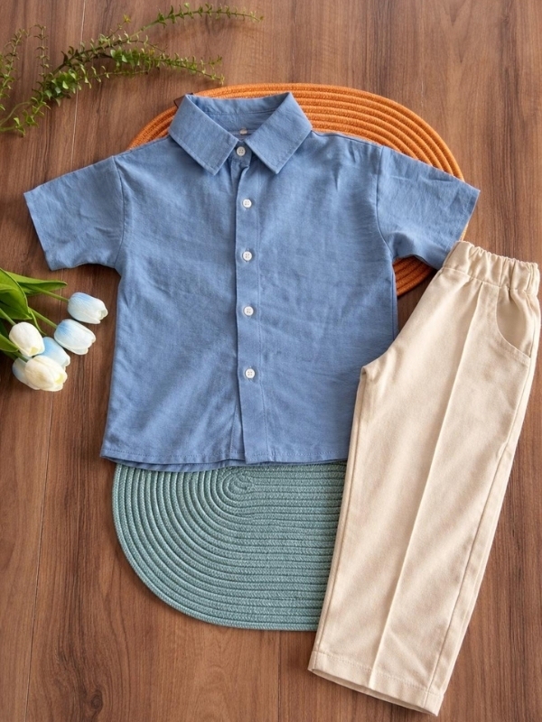 Erkek Şık Keten Takım