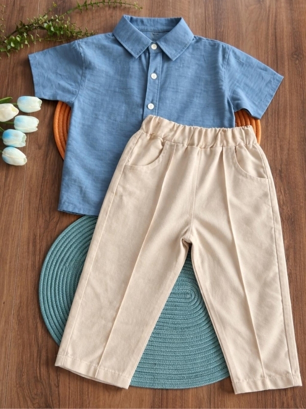 Erkek Şık Keten Takım