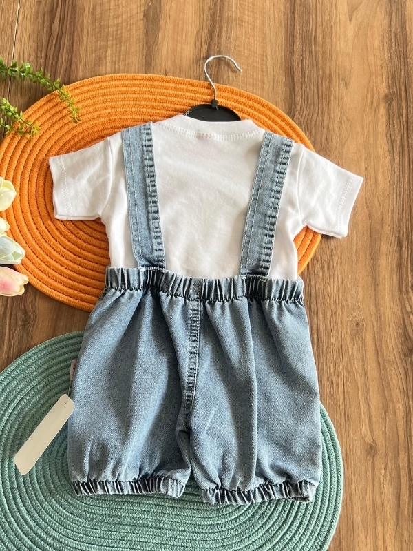 Erkek Bebek Salopet Takım