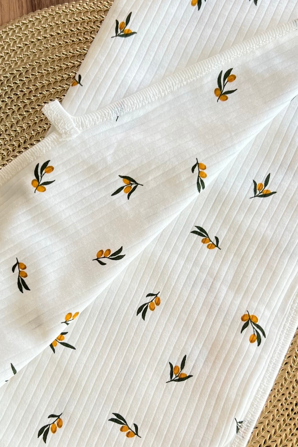 Zeytin dalı Desen Penye Battaniye