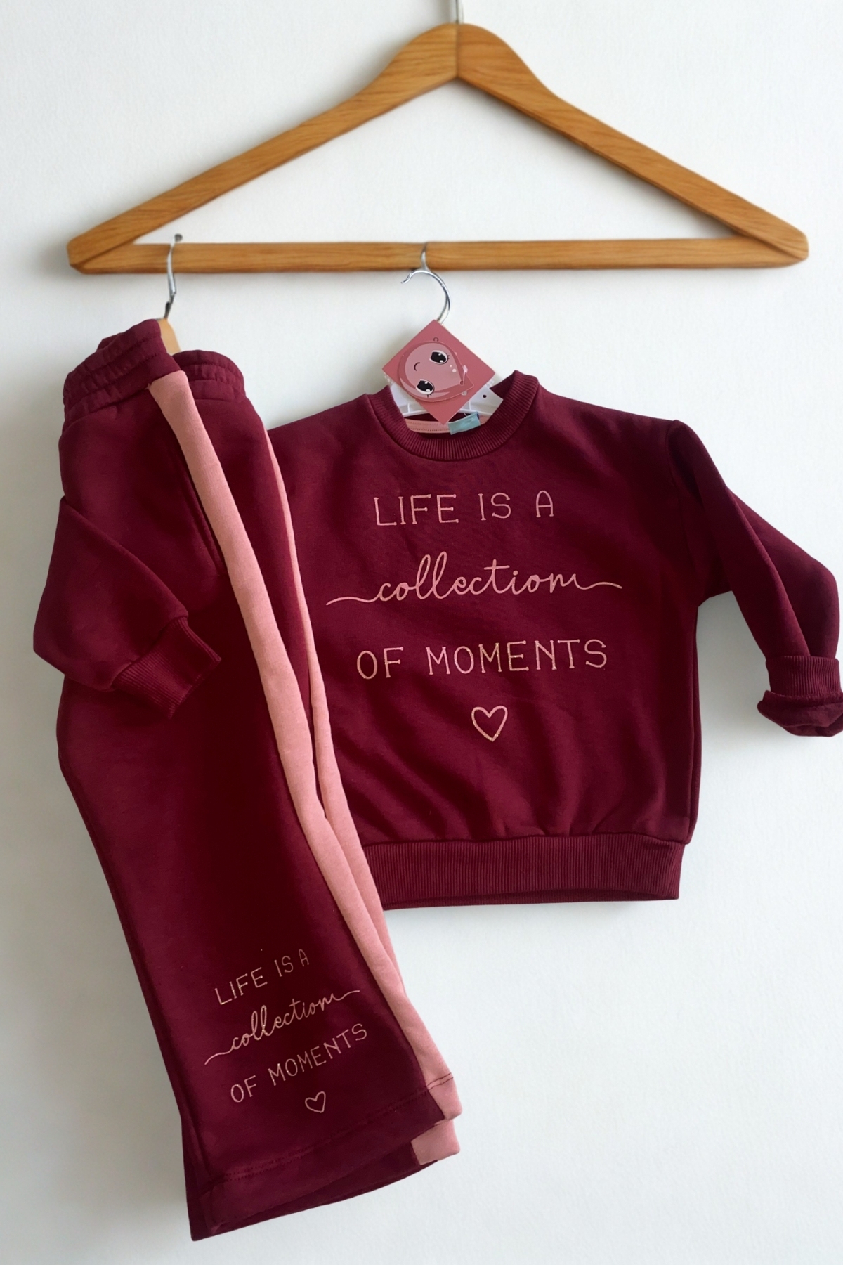 Bordo Kız Alt Üst Takım