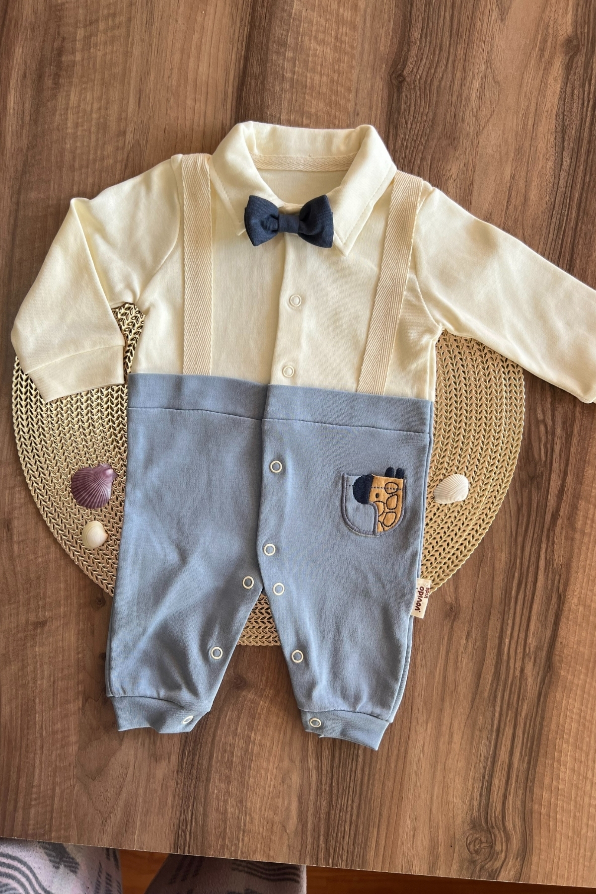 Papyon Detaylı Erkek Tulum