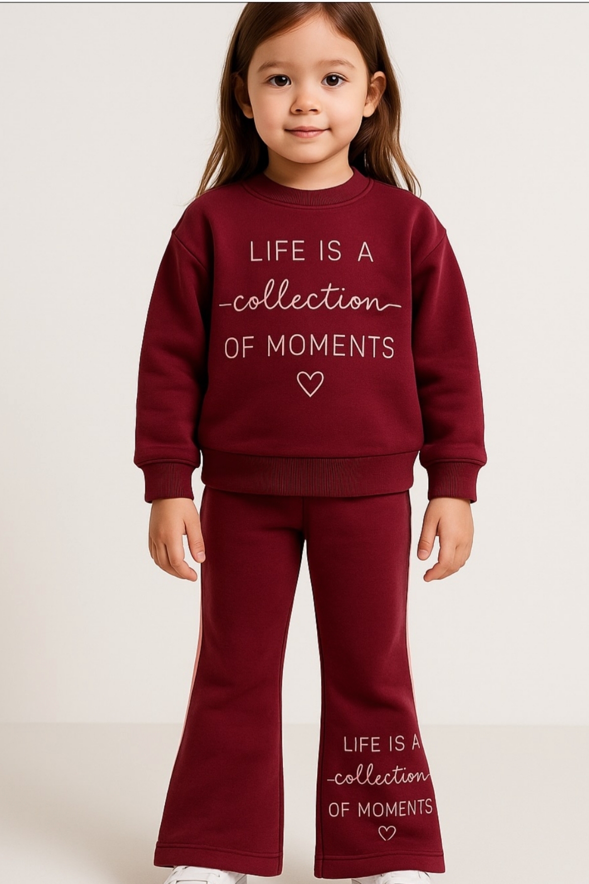 Bordo Kız Alt Üst Takım