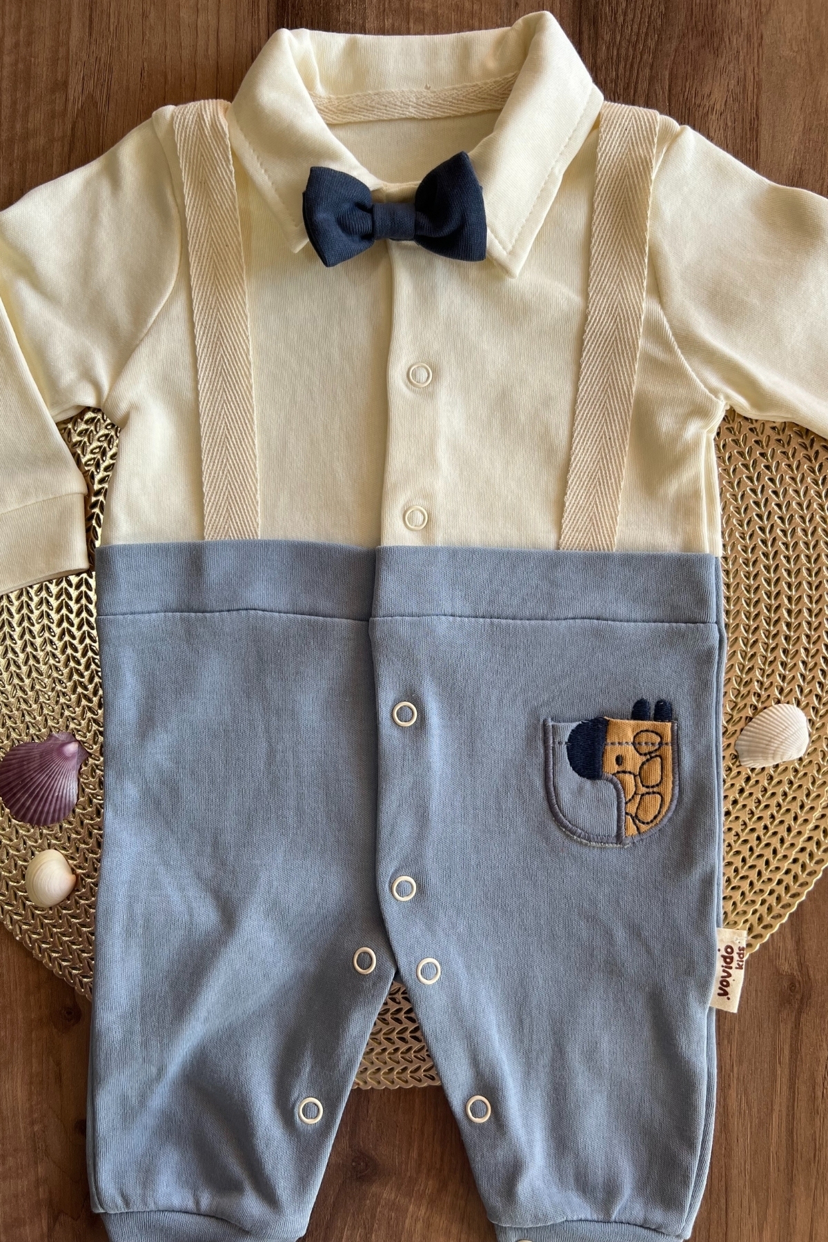 Papyon Detaylı Erkek Tulum