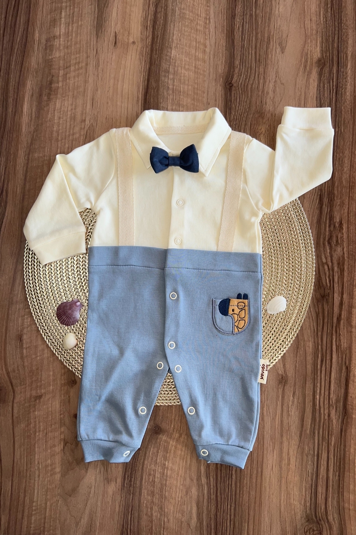 Papyon Detaylı Erkek Tulum