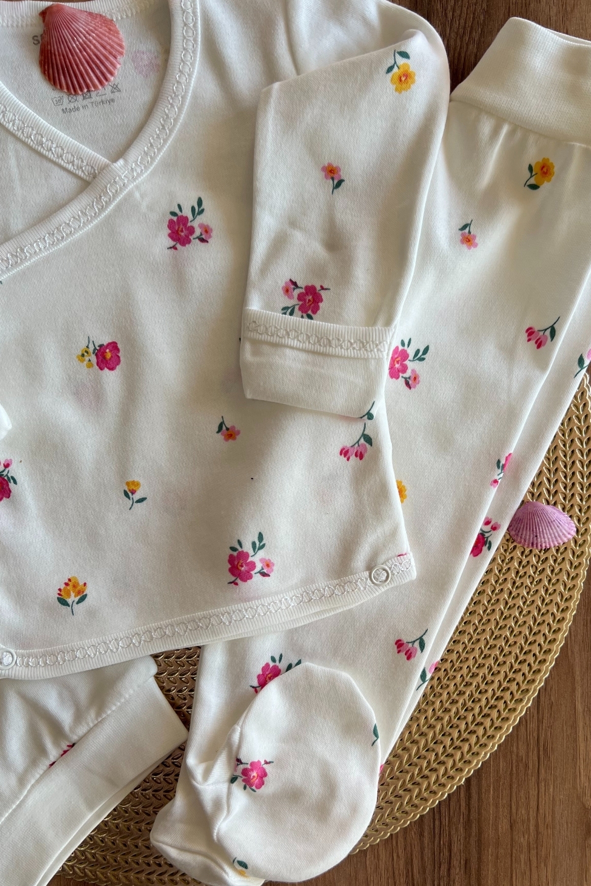 Gül Desen 3'lü Takım