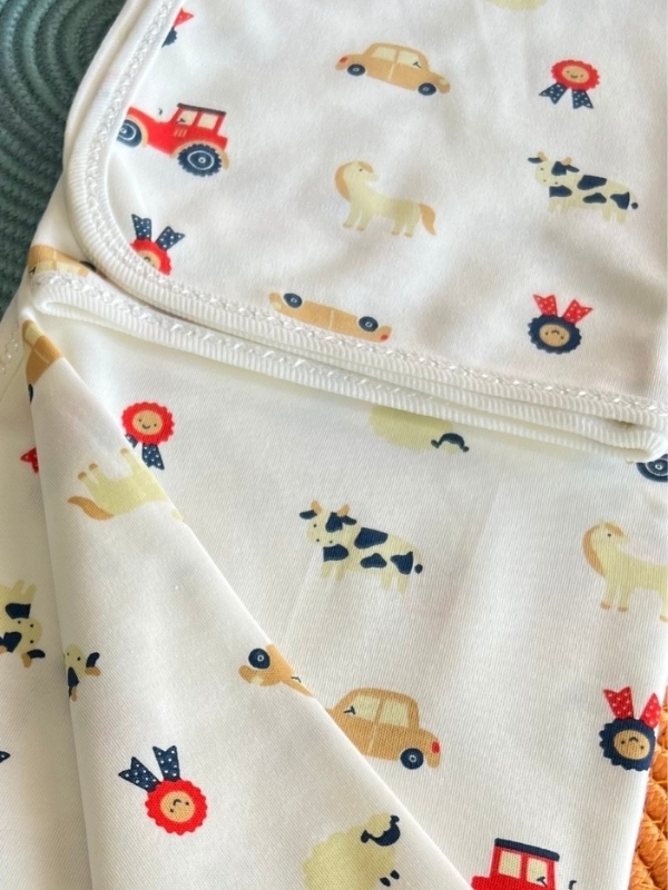 Traktör Desen Penye Battaniye