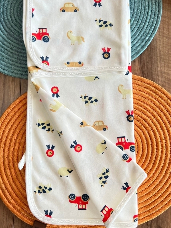 Traktör Desen Penye Battaniye