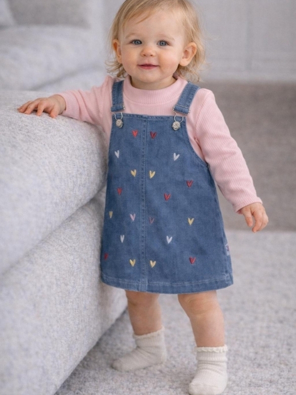 Kalpli Denim Jile Elbise