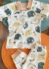 Fil Desen 2'li Pijama Takımı