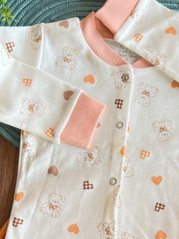 Kalpli  Desen Pijama Takımı