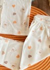 Kalpli  Desen Pijama Takımı