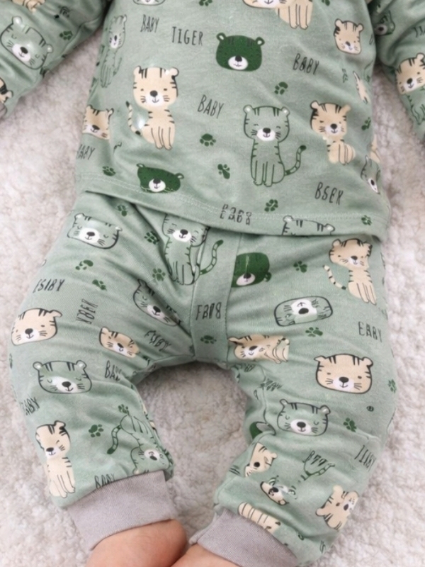 Kaplan Desen Pijama Takım