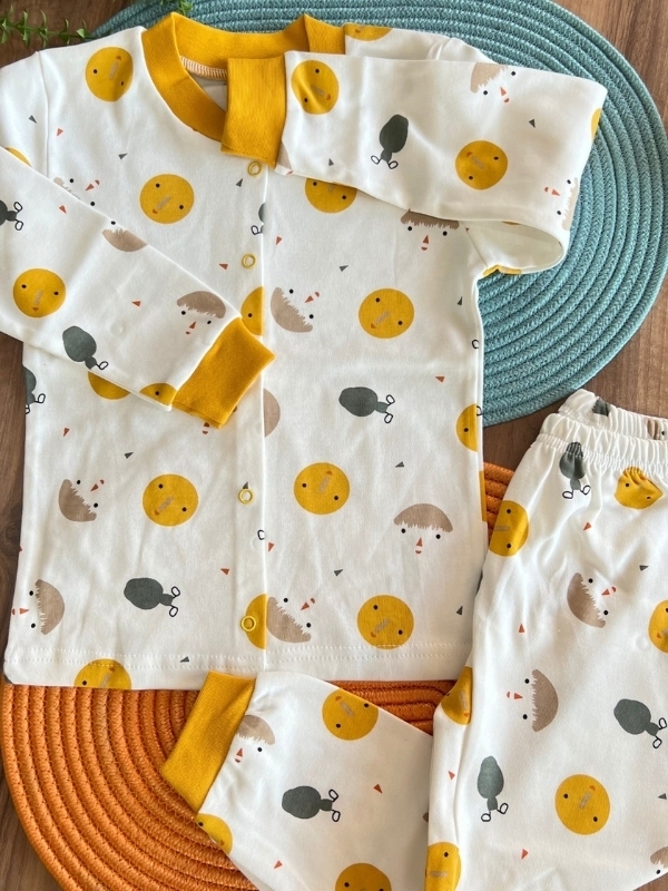 Emoji Desen Pijama Takımı