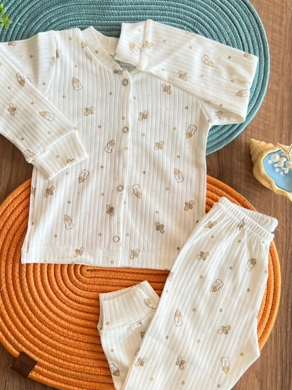 Biberon Desen Pijama Takımı