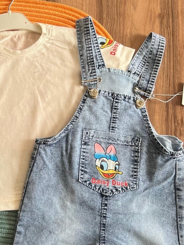 Kız Çocuk Salopet Takım